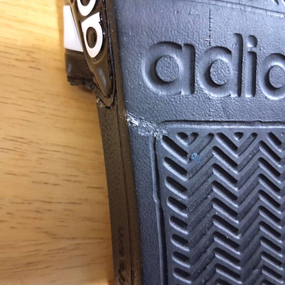 Black Adidas Cloudfoam Slides - Sz 8 (US) - Picture 4 of 8